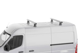 Dakdragers Renault Kangoo II - L1,L2 2007 t/m 2020 set van 2 aluminium Dakdragers Renault Kangoo II - L1,L2 2007 t/m 2020 set van 2 aluminium