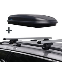 Dakkoffer PerfectFit 500 Liter + dakdragers PerfectFit Jaguar X-Type Stationwagon 2003 t/m 2009 Dakkoffer PerfectFit 500 Liter + dakdragers PerfectFit Jaguar X-Type Stationwagon 2003 t/m 2009