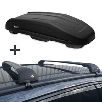 Modula dakkoffer Evo 550 liter + Nordrive dakdragers Renault Espace vanaf 2023 Modula dakkoffer Evo 550 liter + Nordrive dakdragers Renault Espace vanaf 2023