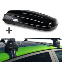 Modula dakkoffer Ciao 430 liter + Nordrive dakdragers Renault Espace 08/2020 t/m 03/2023 Modula dakkoffer Ciao 430 liter + Nordrive dakdragers Renault Espace 08/2020 t/m 03/2023