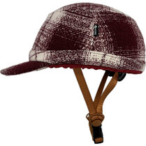 Vizorz SwitchCap fietshelm - Woolly cherry cap Vizorz SwitchCap fietshelm - Woolly cherry cap