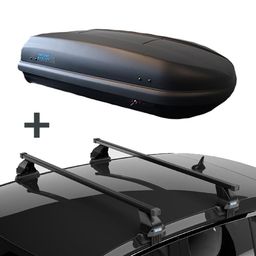 PerfectFit dakkoffer 400 liter + PerfectFit dakdragers Cupra Leon 5 deurs hatchback vanaf 2024