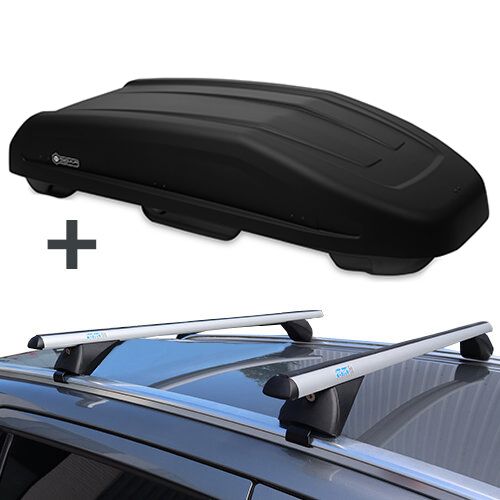 Modula dakkoffer Evo 550 + PerfectFit dakdragers BMW iX2 vanaf 2024