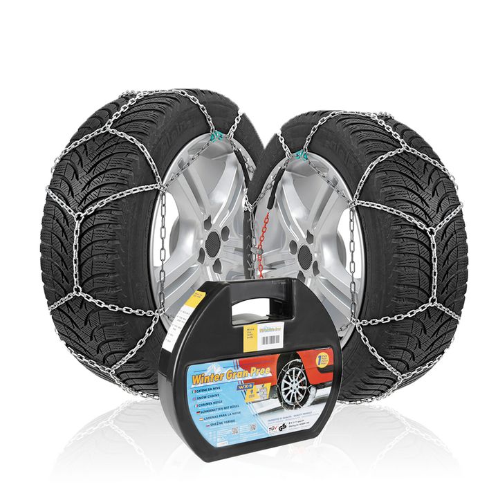 Gran Pree sneeuwkettingen 9mm Renault Fluence 2010 t/m 2014 voor bandenmaat 205/60R16
