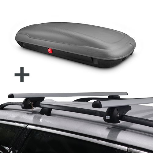 ArtPlast dakkoffer 400 liter + PerfectFit dakdragers Peugeot 4007 SUV 2007 t/m 2012