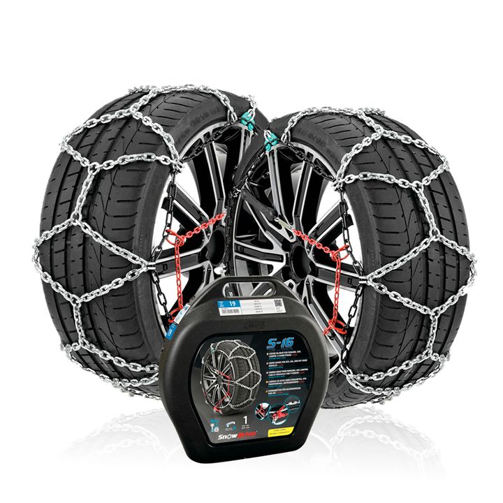 Snowdrive sneeuwkettingen 16mm Ssangyong Rodius vanaf 2013 voor bandenmaat 235/60R17