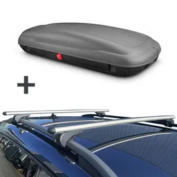 ArtPlast dakkoffer 400 liter + Nordrive dakdragers Volkswagen Up! Cross 10/2013 t/m 09/2019