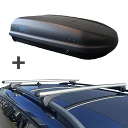 PerfectFit dakkoffer 400 liter + Nordrive dakdragers Volkswagen Up! Cross 10/2013 t/m 09/2019