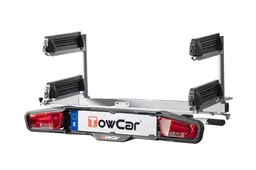 Skidrager trekhaakmontage voor 4 paar ski's Towcar Aneto