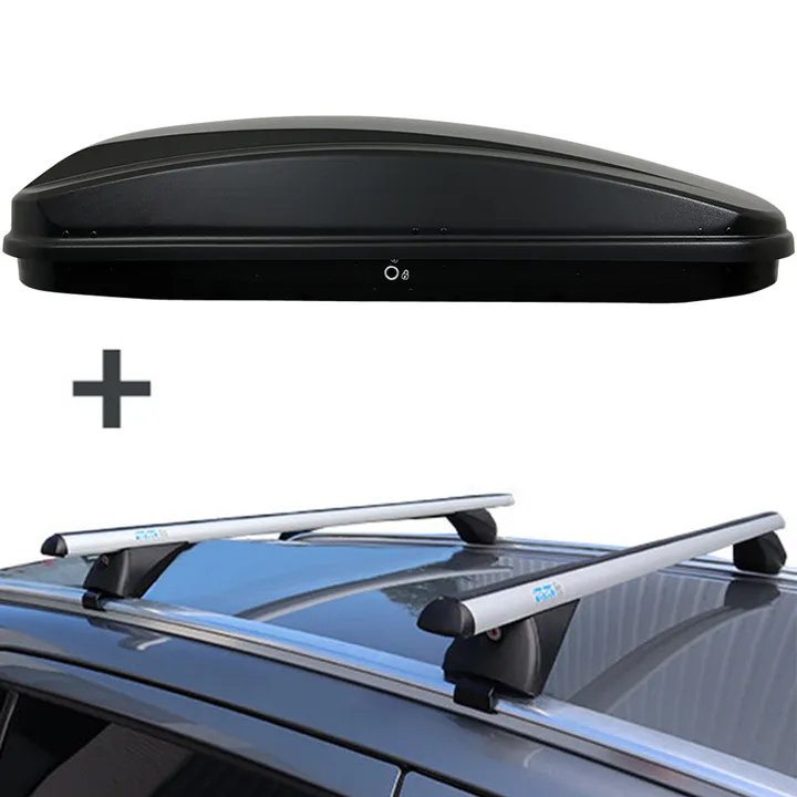 Farad dakkoffer N18 430 liter + PerfectFit dakdragers Mazda CX-8 vanaf 2018
