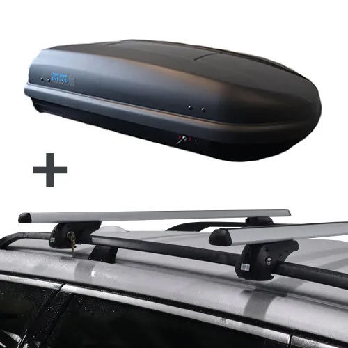 PerfectFit dakkoffer 400 liter + PerfectFit dakdragers Volvo V90 Stationwagon 1997 t/m 1998