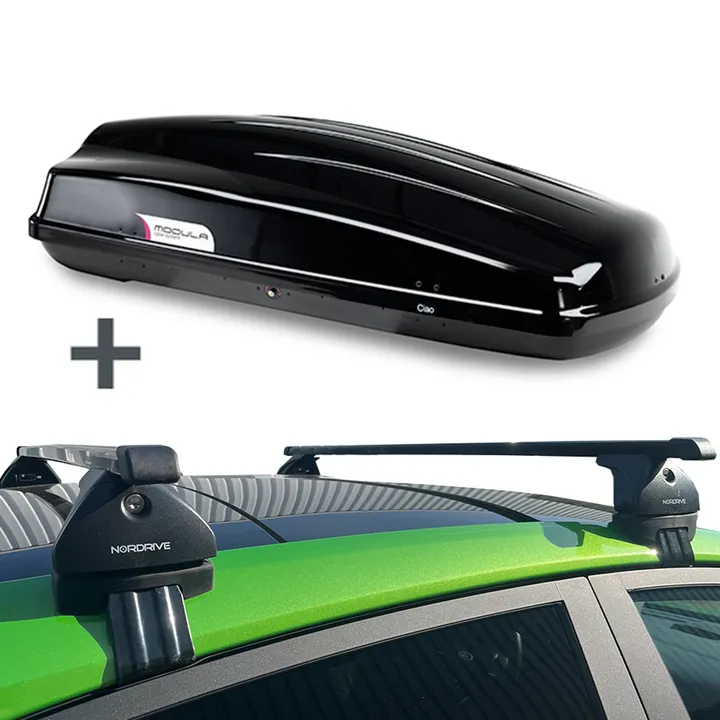 Modula dakkoffer Ciao 430 liter + Nordrive dakdragers Alfa Romeo Tonale vanaf 05/2022