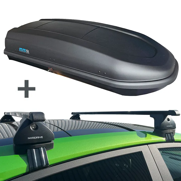 PerfectFit dakkoffer 440 liter + Nordrive dakdragers Alfa Romeo Tonale vanaf 05/2022