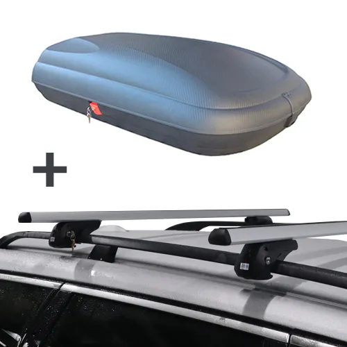 ArtPlast dakkoffer 320 liter + PerfectFit dakdragers Volvo V90 Stationwagon 1997 t/m 1998