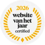 Website van het jaar 2026 badge