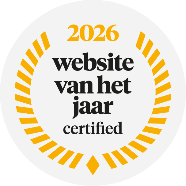 Website van het jaar 2026 badge